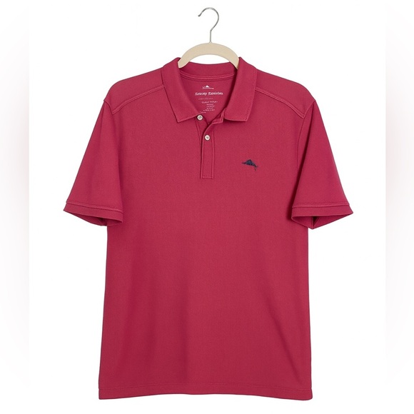 Tommy Bahama Men’s Medium Emfielder Golf Polo – Wine Color - Excellent Condition - Picture 1 of 2